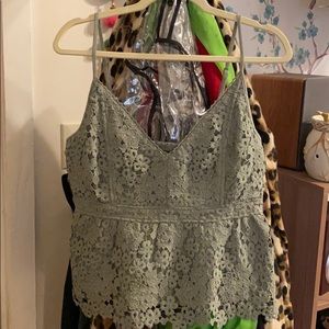 Abercrombie peplum blouse